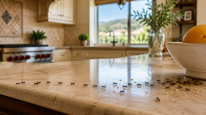  Professional ant control focuses on: